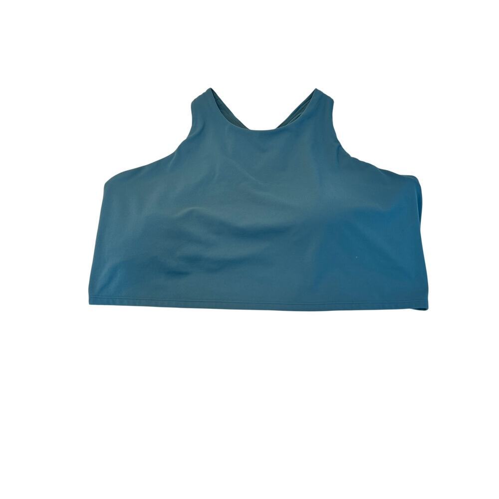 Athleta Women's Conscious Crop Bra D-DD Skylark Blue‎ Size 3X Gym Yoga